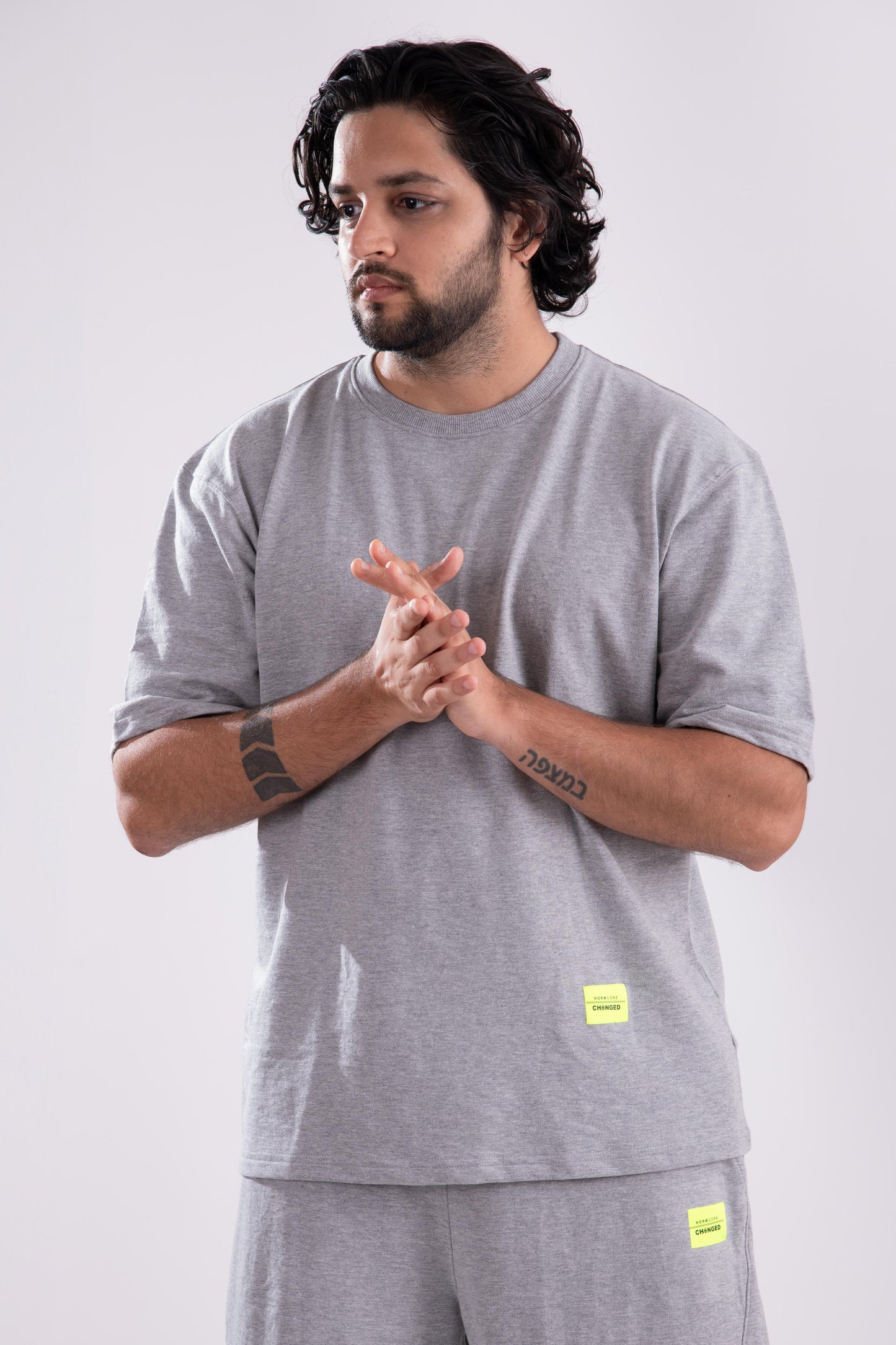 Normcore - Grey Unisex Oversized Tee