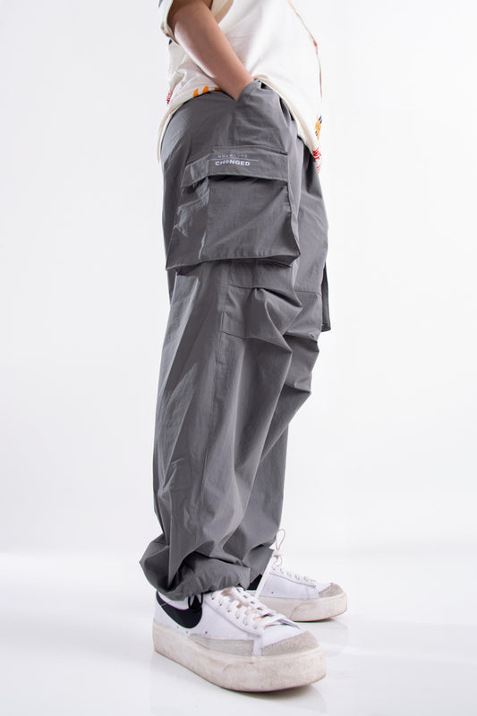 Grey Parachute Pants - Unisex