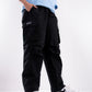 Black Parachute Pants - Unisex