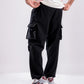 Black Parachute Pants - Unisex