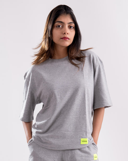 Normcore - Grey Unisex Oversized Tee