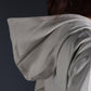 White hooded jacket for women