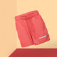 Graphic Fit Red Shorts for Men & Women