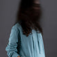 Blue hooded jacket for women